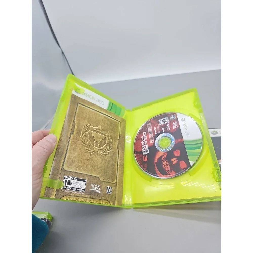 XBOX 360 GEARS OF WAR 3 & Gears Of War Triple 2 Games Manuals GAME 360